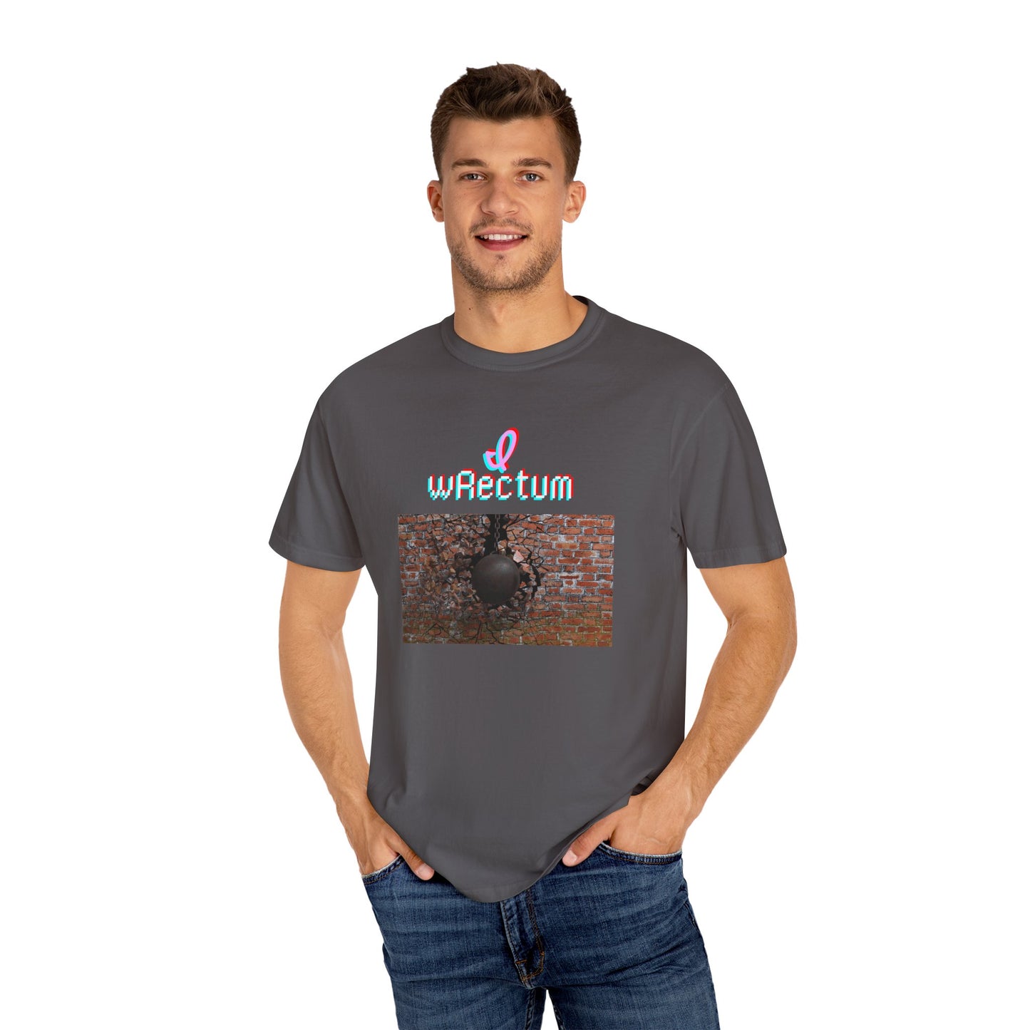 I Wrectum Unisex Garment-Dyed T-shirt