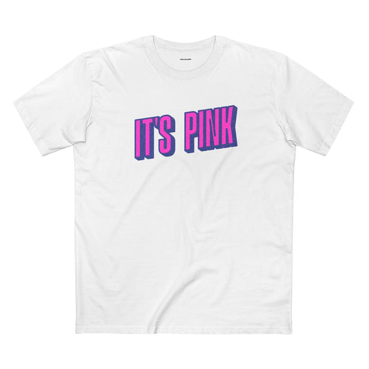 It`s Pink Adult Staple Tee
