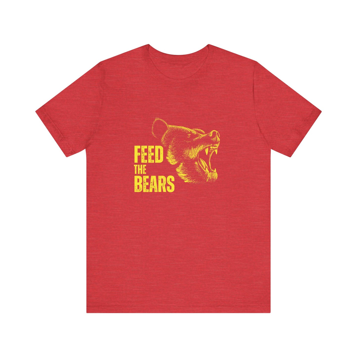 Feed The Bears Unisex Jersey Short Sleeve Tee