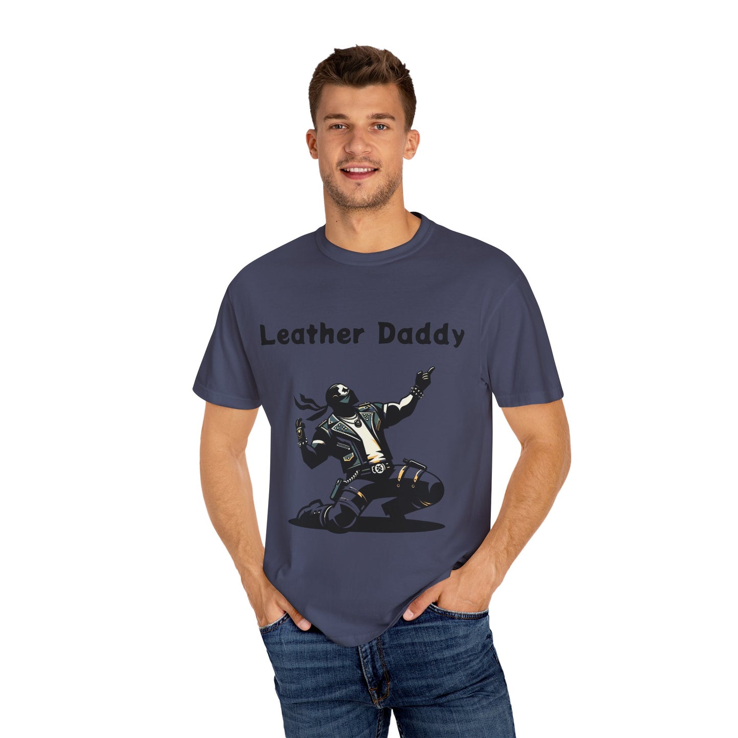 Leather Daddy Unisex Garment-Dyed T-shirt