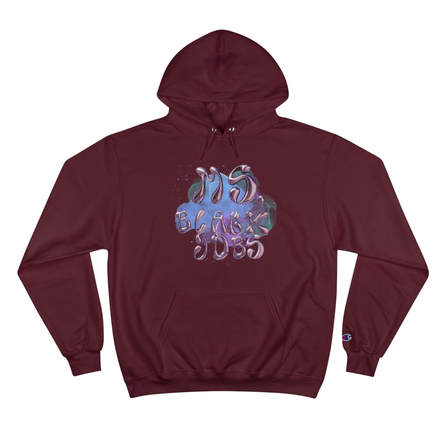 Ms. Black Jobs Champion Hoodie