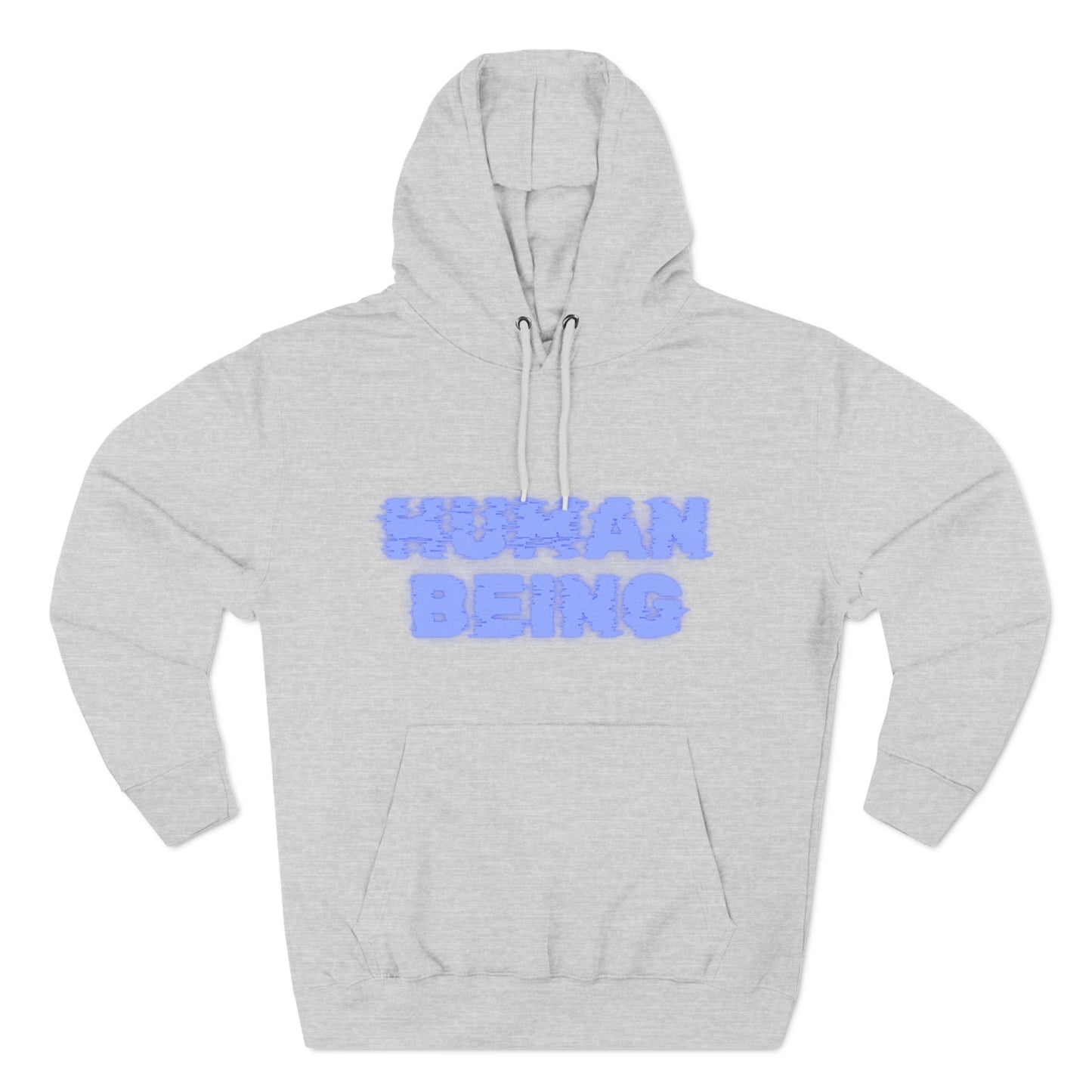 Human-Being Three-Panel Fleece Hoodie