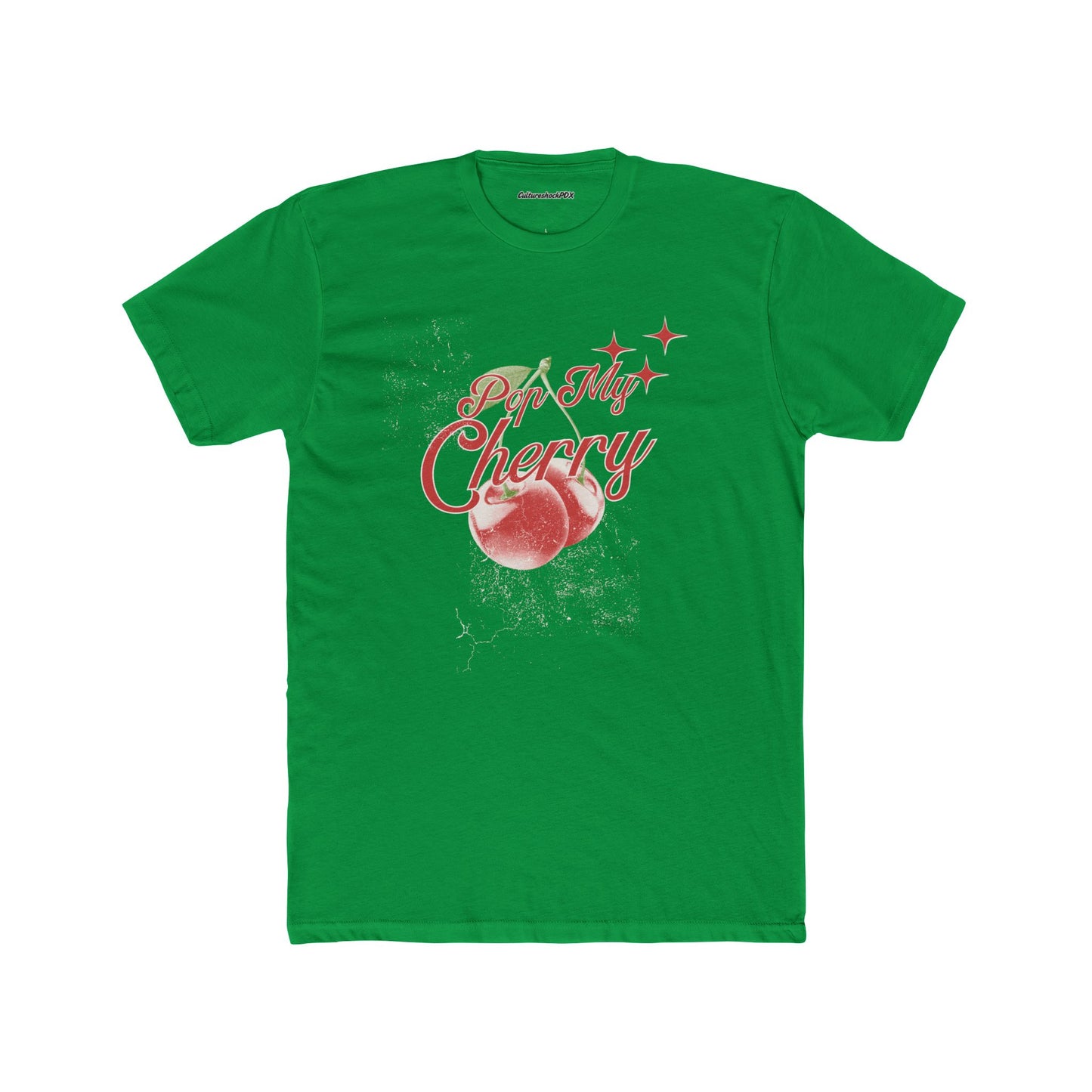 Pop My Cherry Unisex Cotton Crew Tee