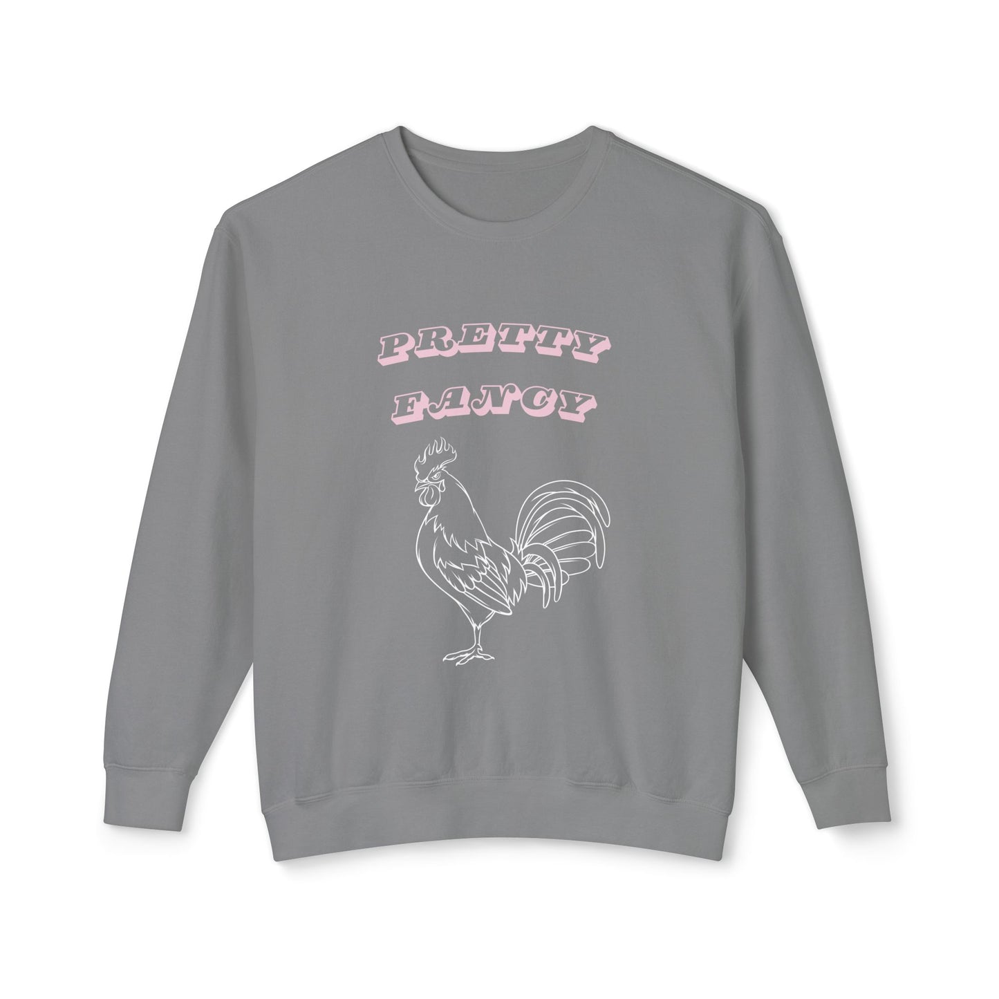 Pretty Fancy Cock Unisex Lightweight Crewneck Sweatshirt