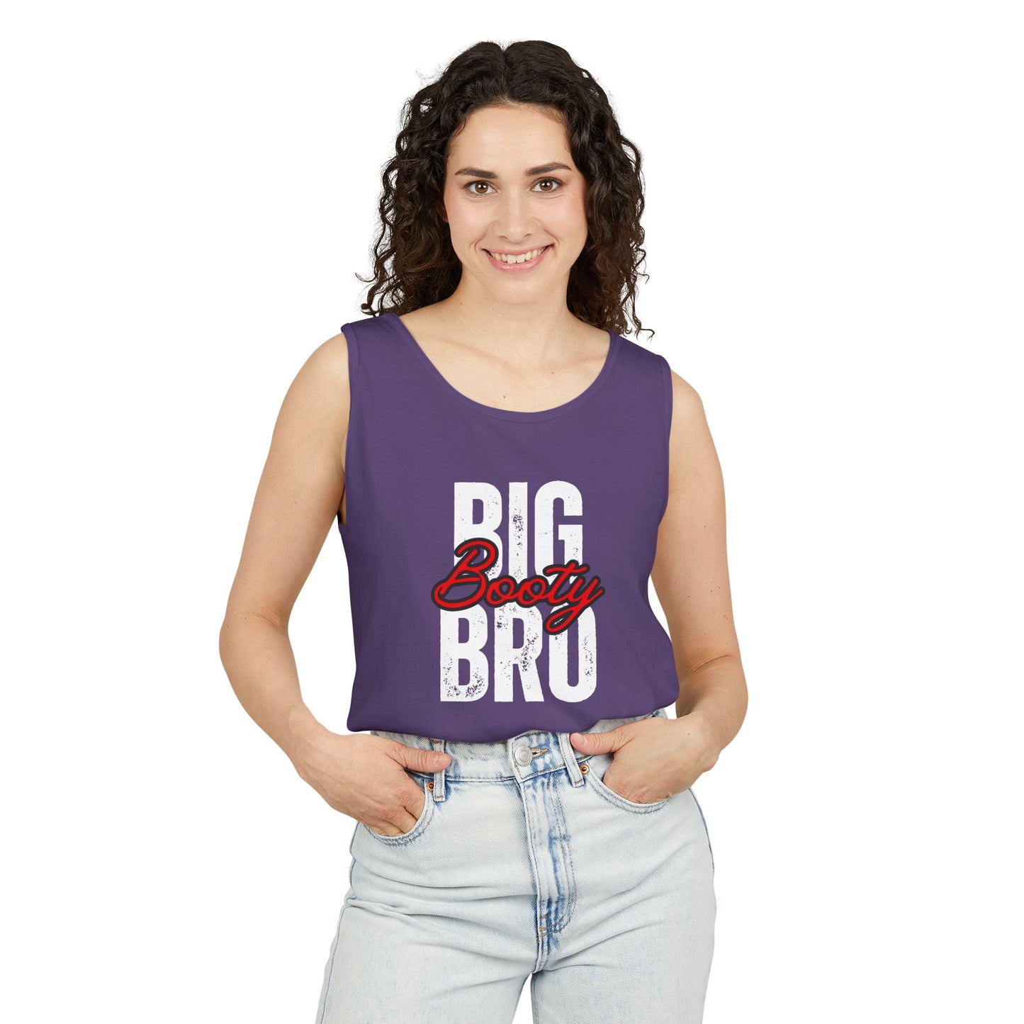 Big Booty Unisex Garment-Dyed Tank Top
