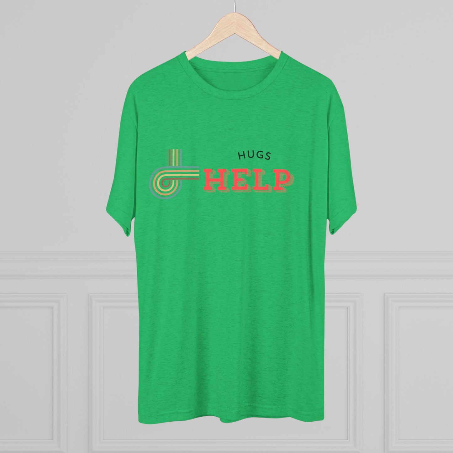 Hugs Help Unisex Tri-Blend Crew Tee