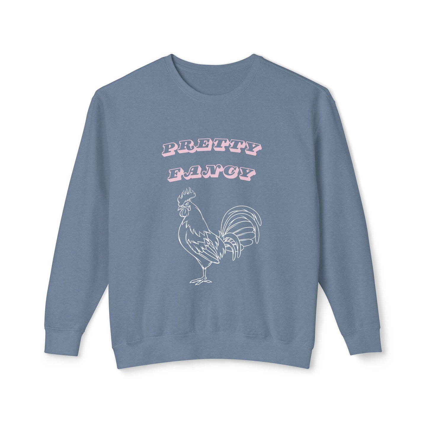 Pretty Fancy Cock Unisex Lightweight Crewneck Sweatshirt
