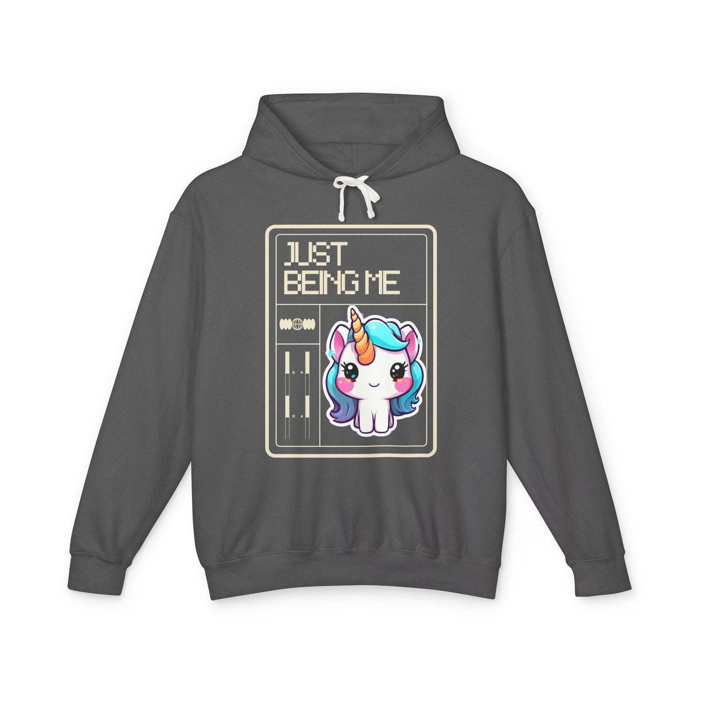 Just Being Me .... Unisex Lightweight Hooded Sweatshirt