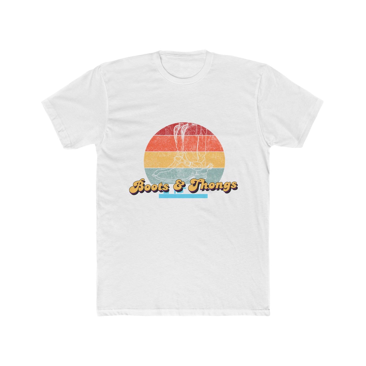 Boots and Thongs Unisex Cotton Crew Tee