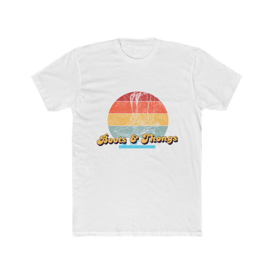 Boots and Thongs Unisex Cotton Crew Tee