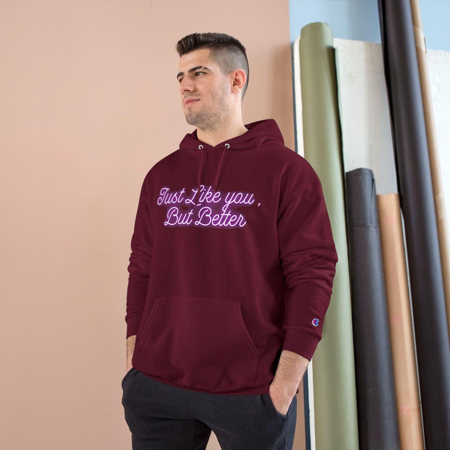 Just like you Champion Hoodie