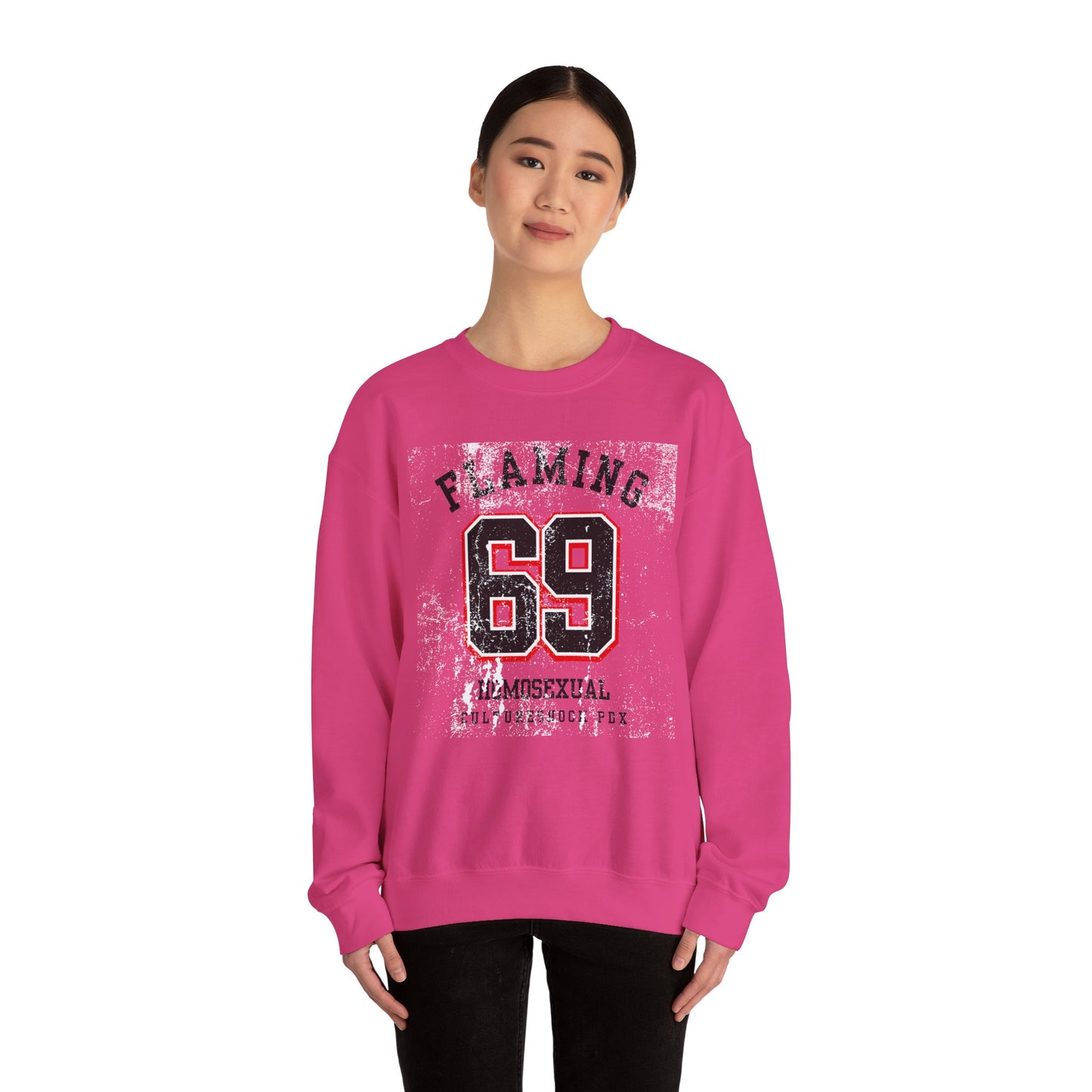 Flaming Unisex Heavy Blend™ Crewneck Sweatshirt