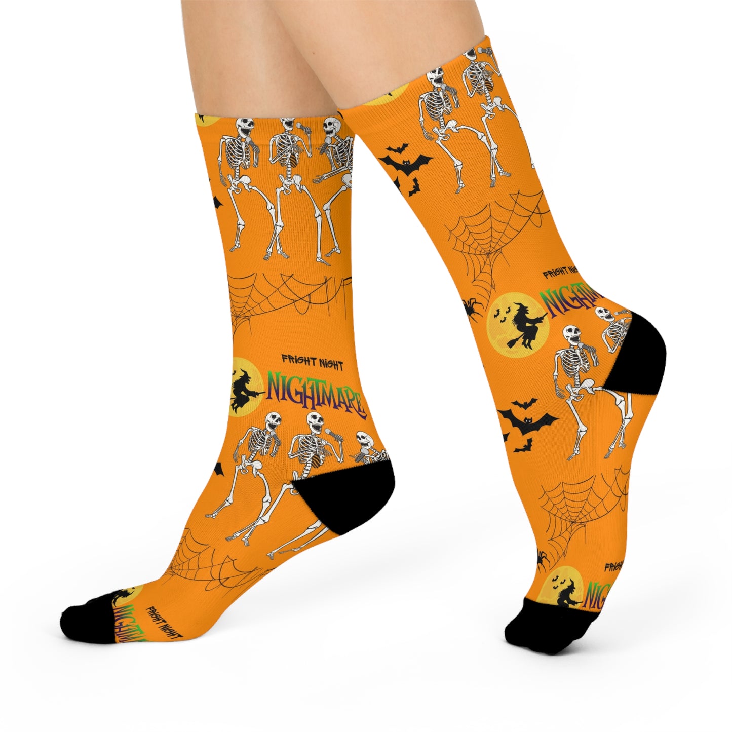 Nightmare Halloween Socks Cushioned Crew Socks