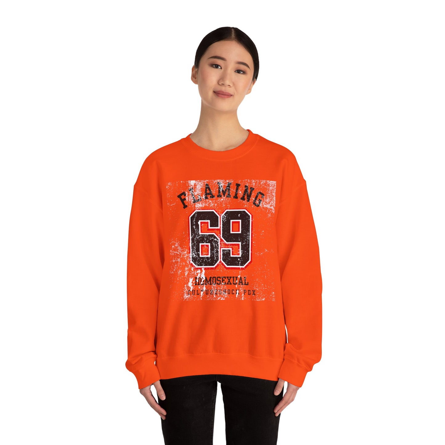 Flaming Unisex Heavy Blend™ Crewneck Sweatshirt