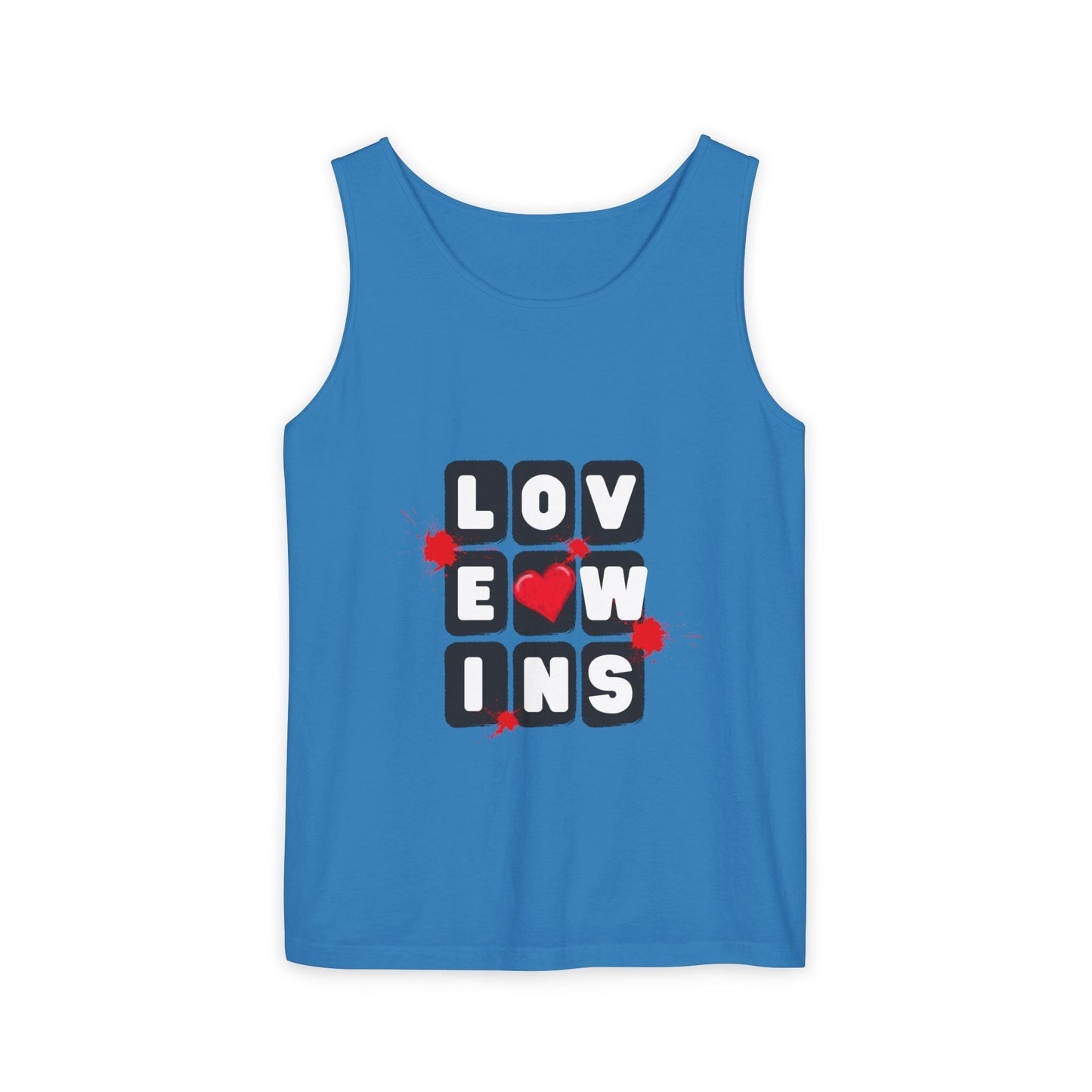Love Wins Unisex Garment-Dyed Tank Top