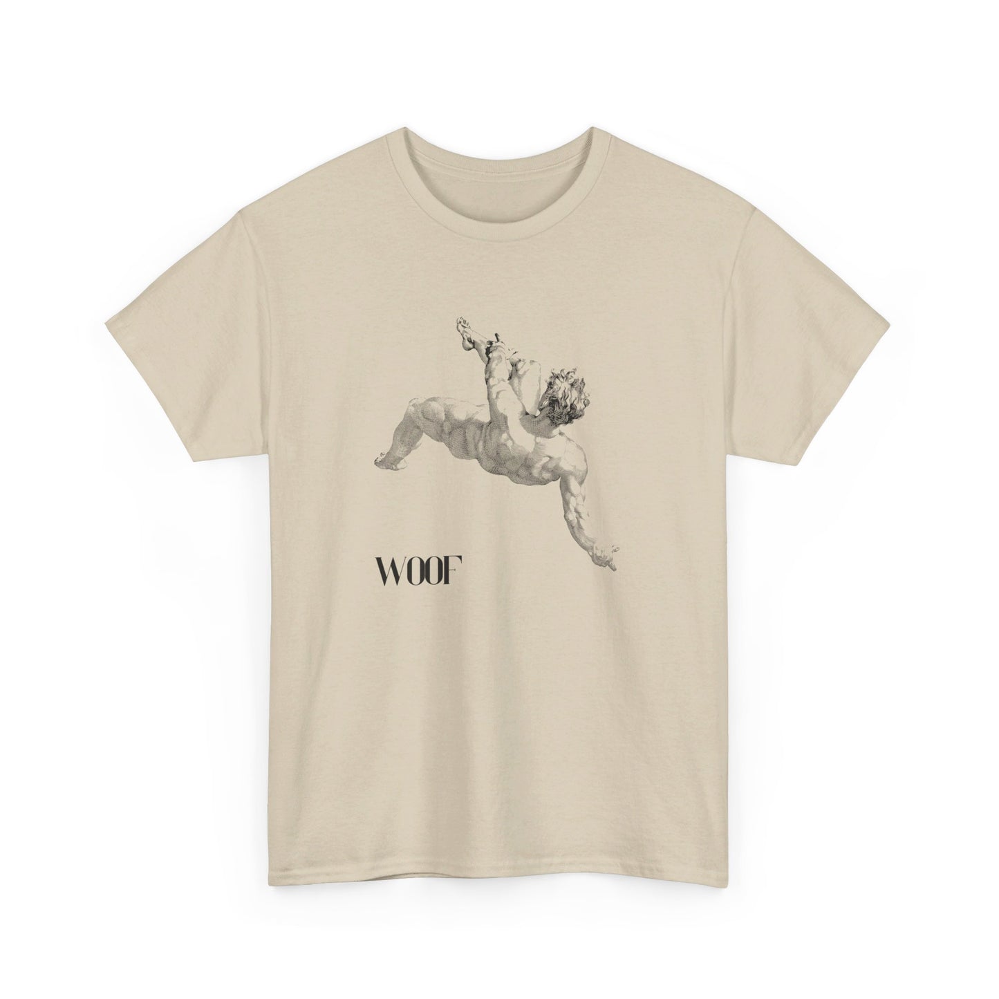 Woof Get my attention Unisex Heavy Cotton Tee