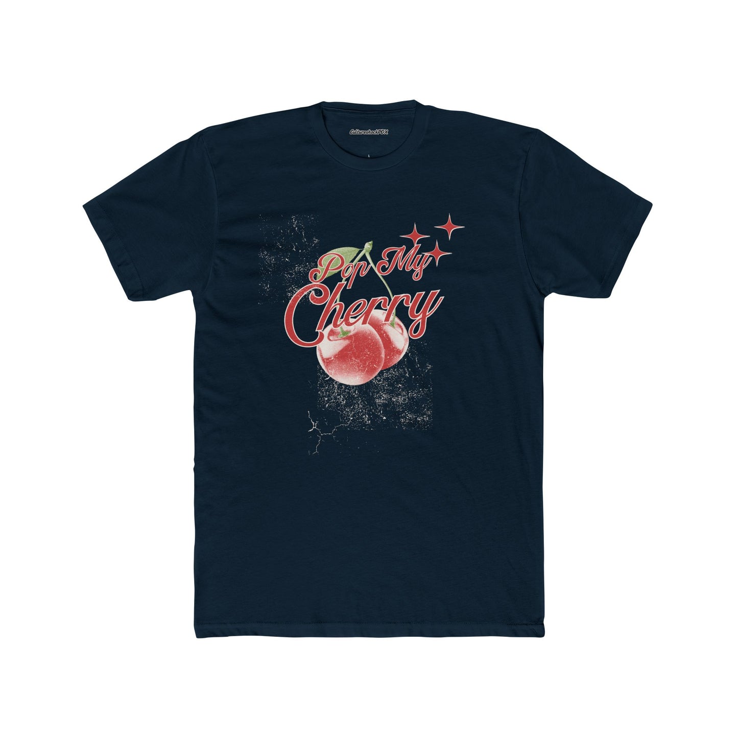Pop My Cherry Unisex Cotton Crew Tee