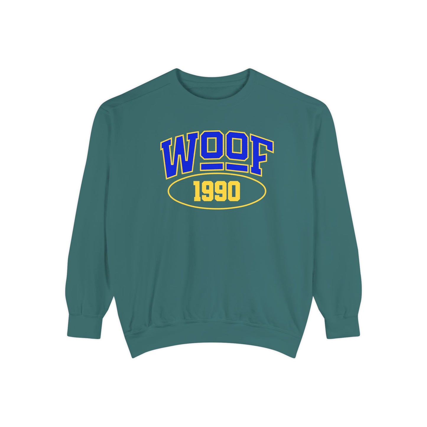 Woof 1990 Unisex Garment-Dyed Sweatshirt