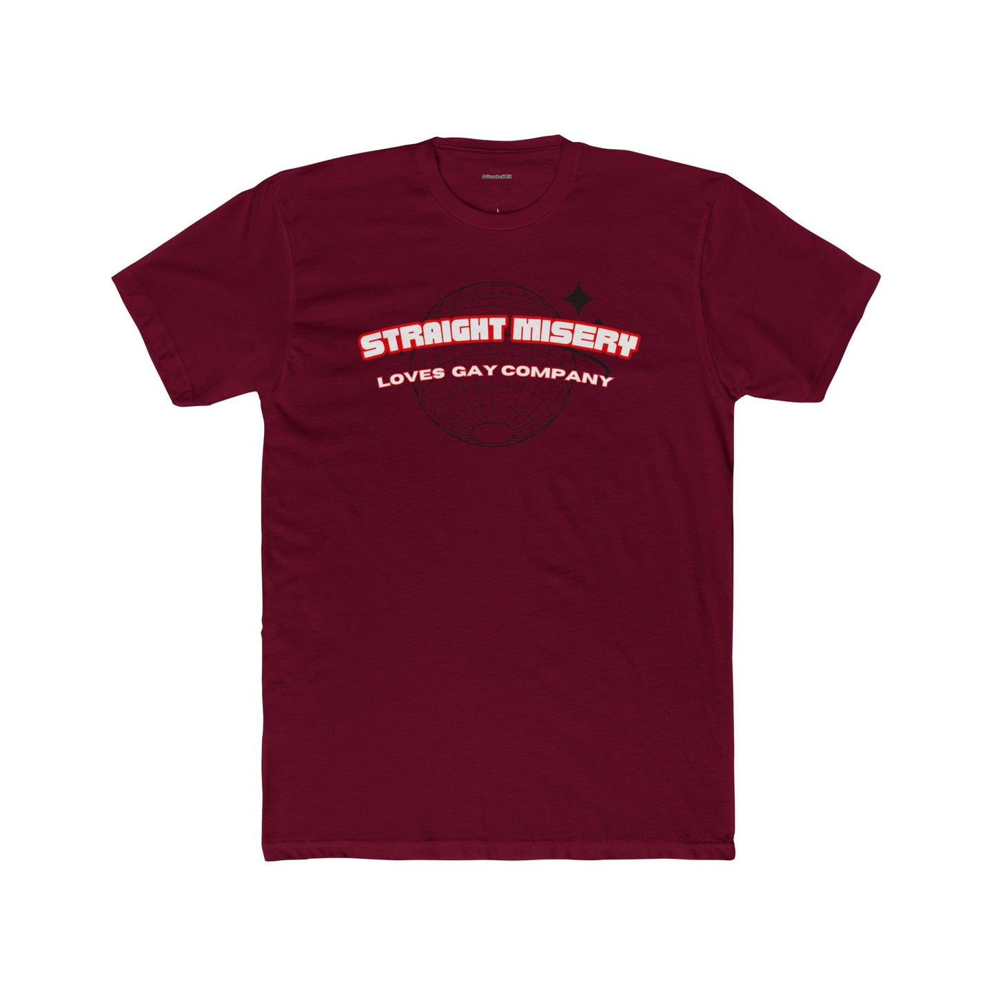Straight Unisex Cotton Crew Tee