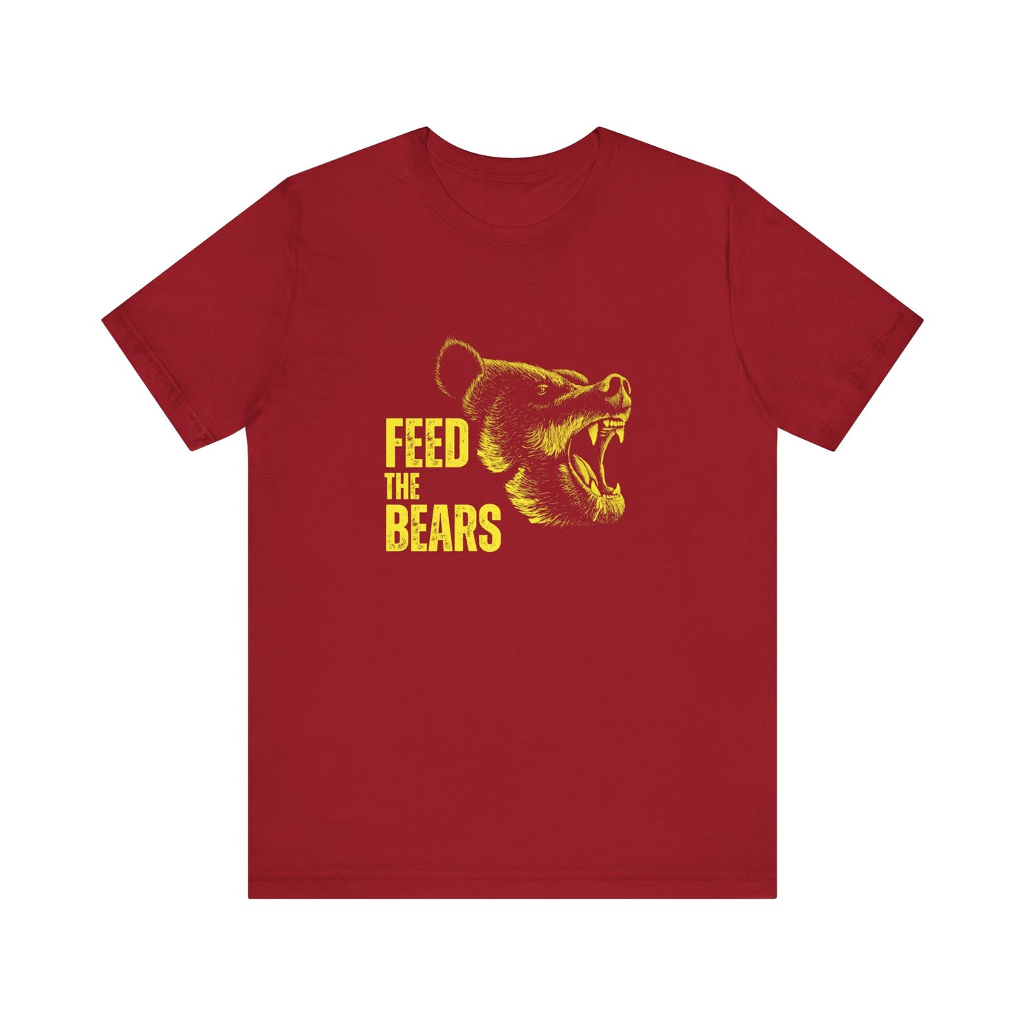 Feed The Bears Unisex Jersey Short Sleeve Tee