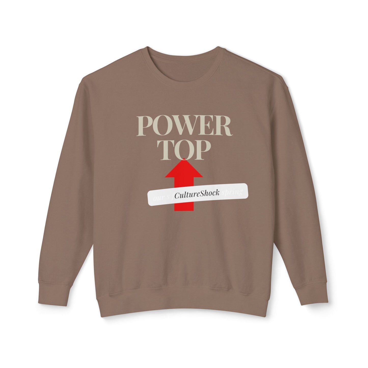 Power Top Unisex Lightweight Crewneck Sweatshirt