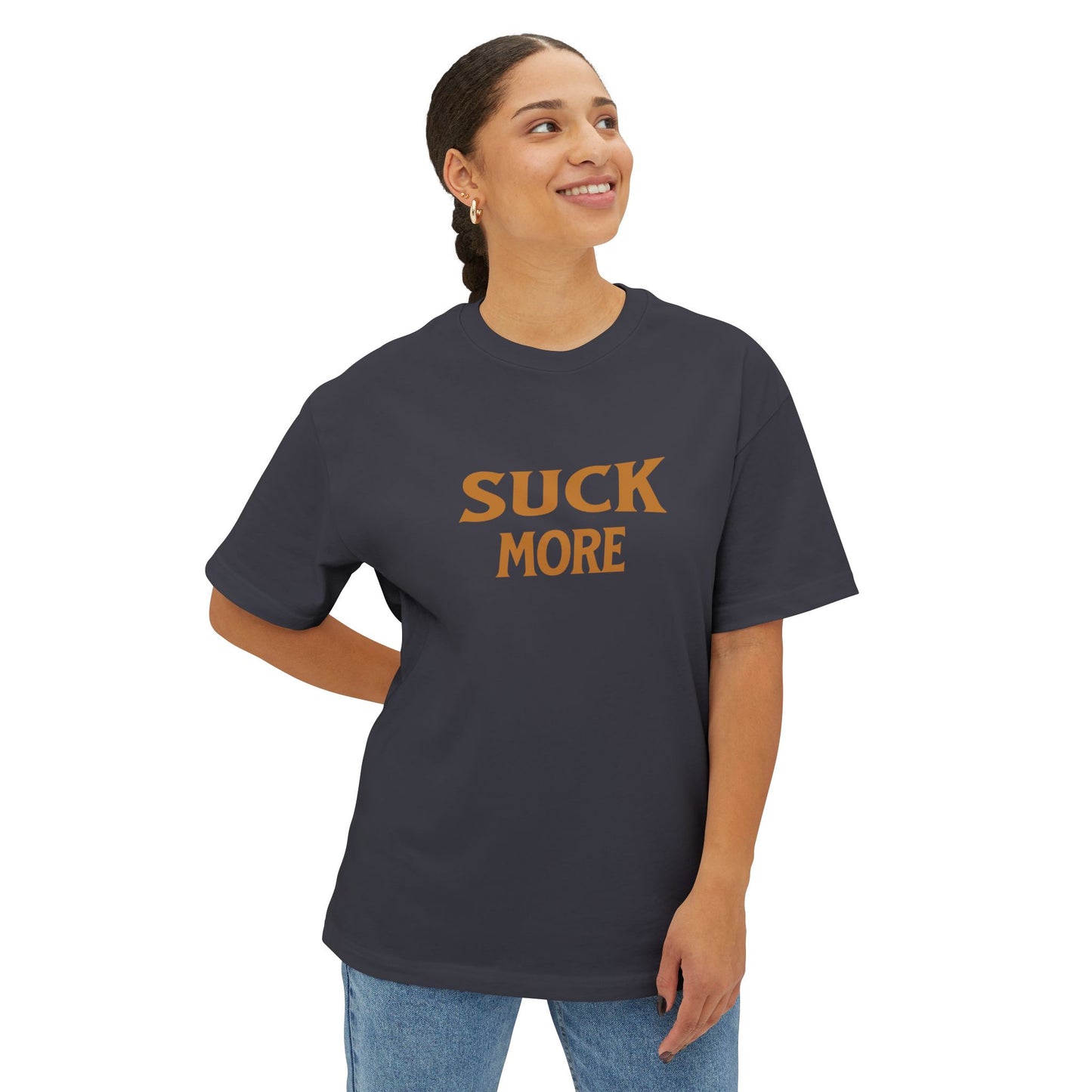 Suck More Unisex Oversized Boxy Tee