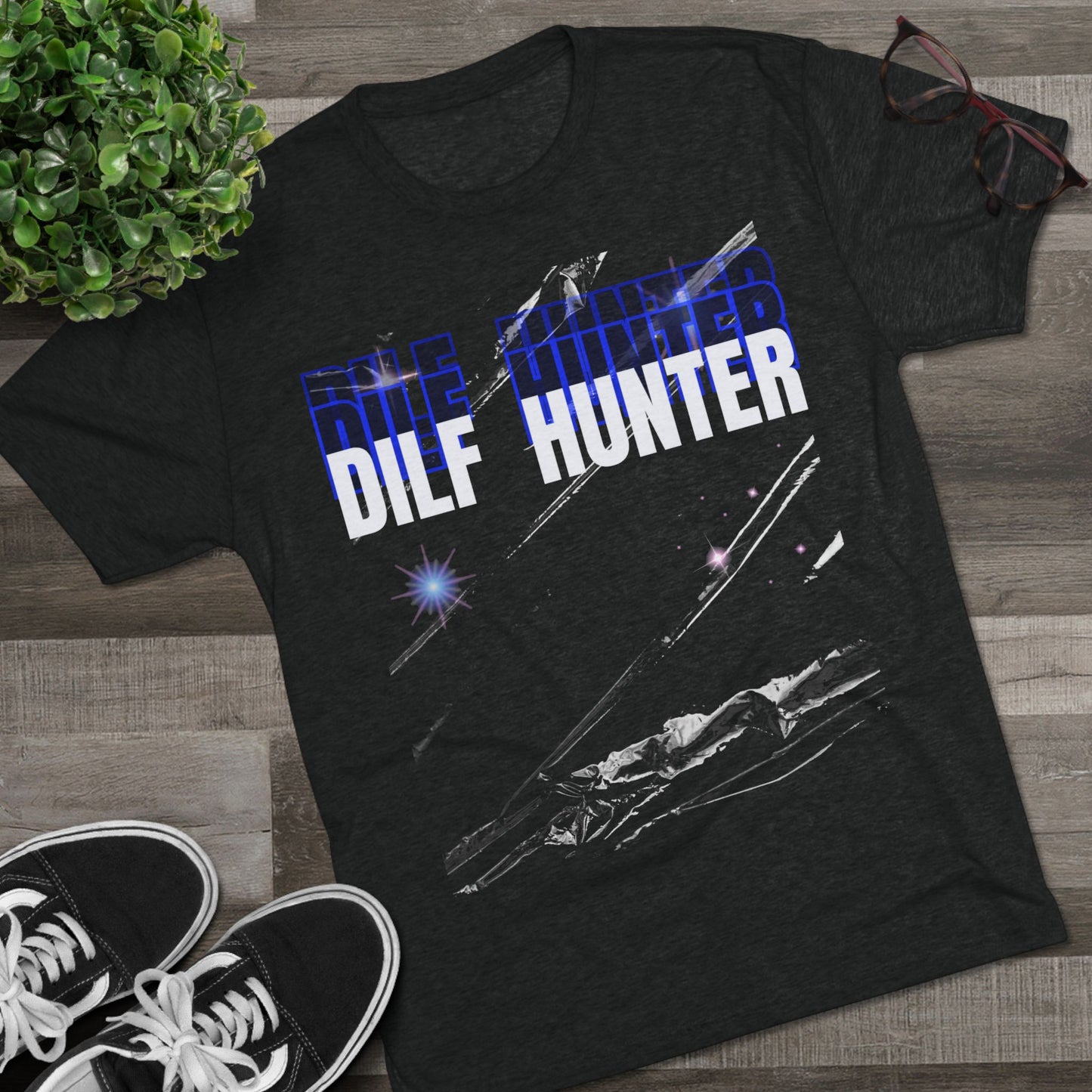 Dilf Hunter Unisex Tri-Blend Crew Tee