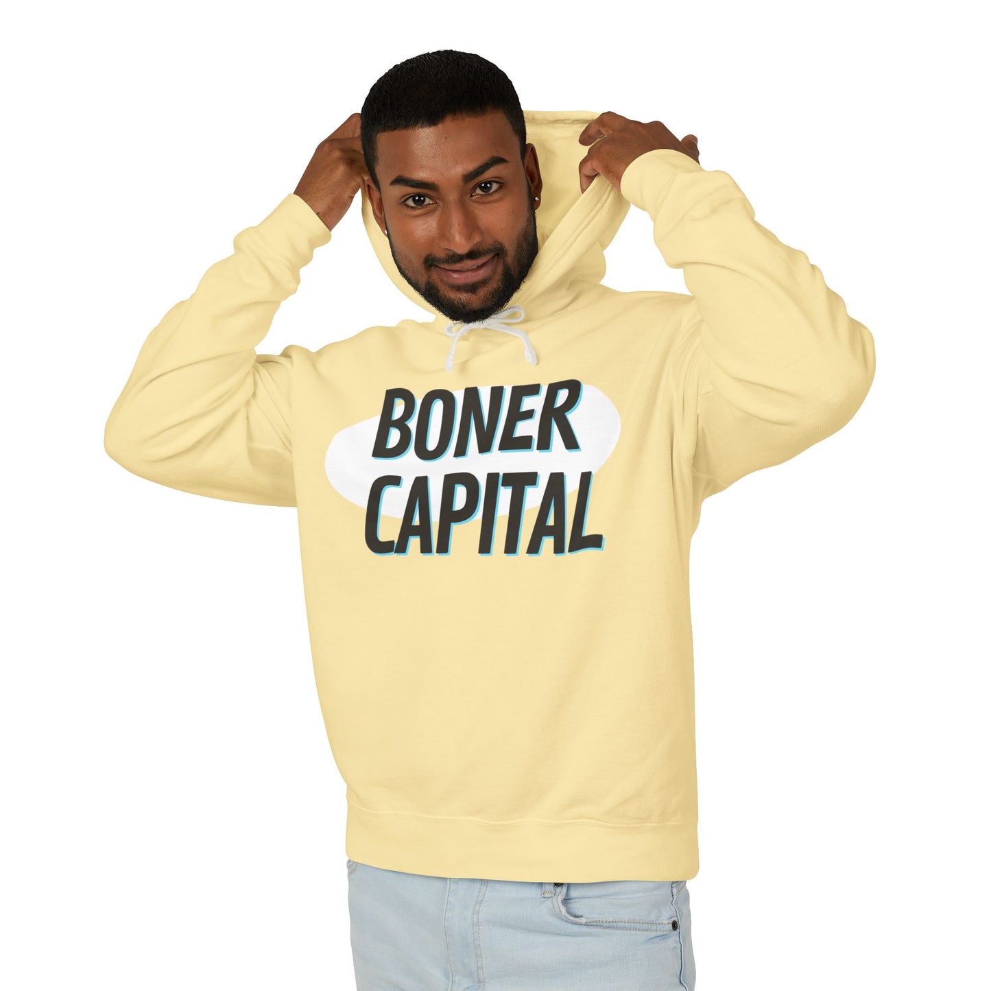 Boner Capital Unisex Lightweight Hooded Sweatshirt