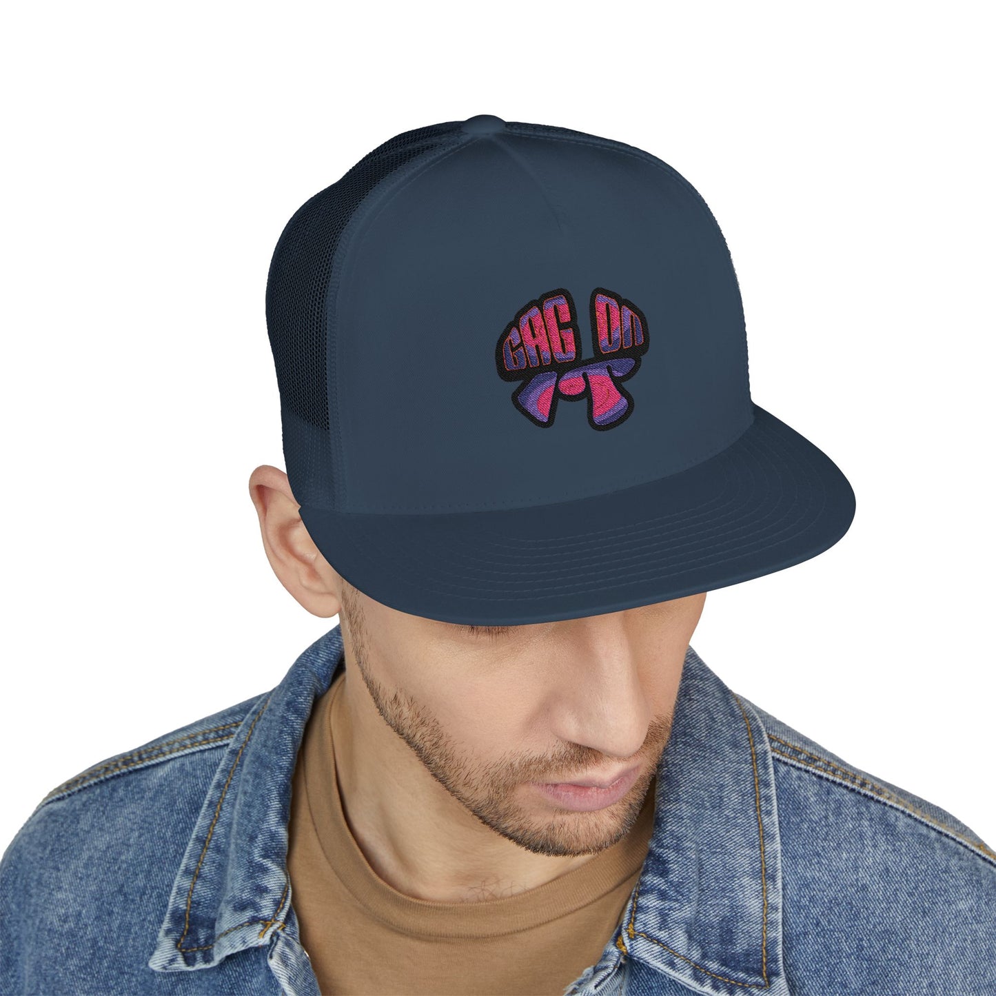 Gag On it 5 Panel Trucker Cap (Embroidery)