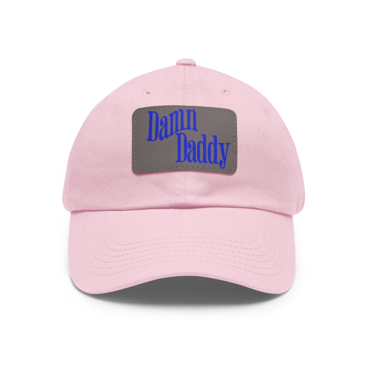 Damn Daddy Dad Hat with Leather Patch (Rectangle)