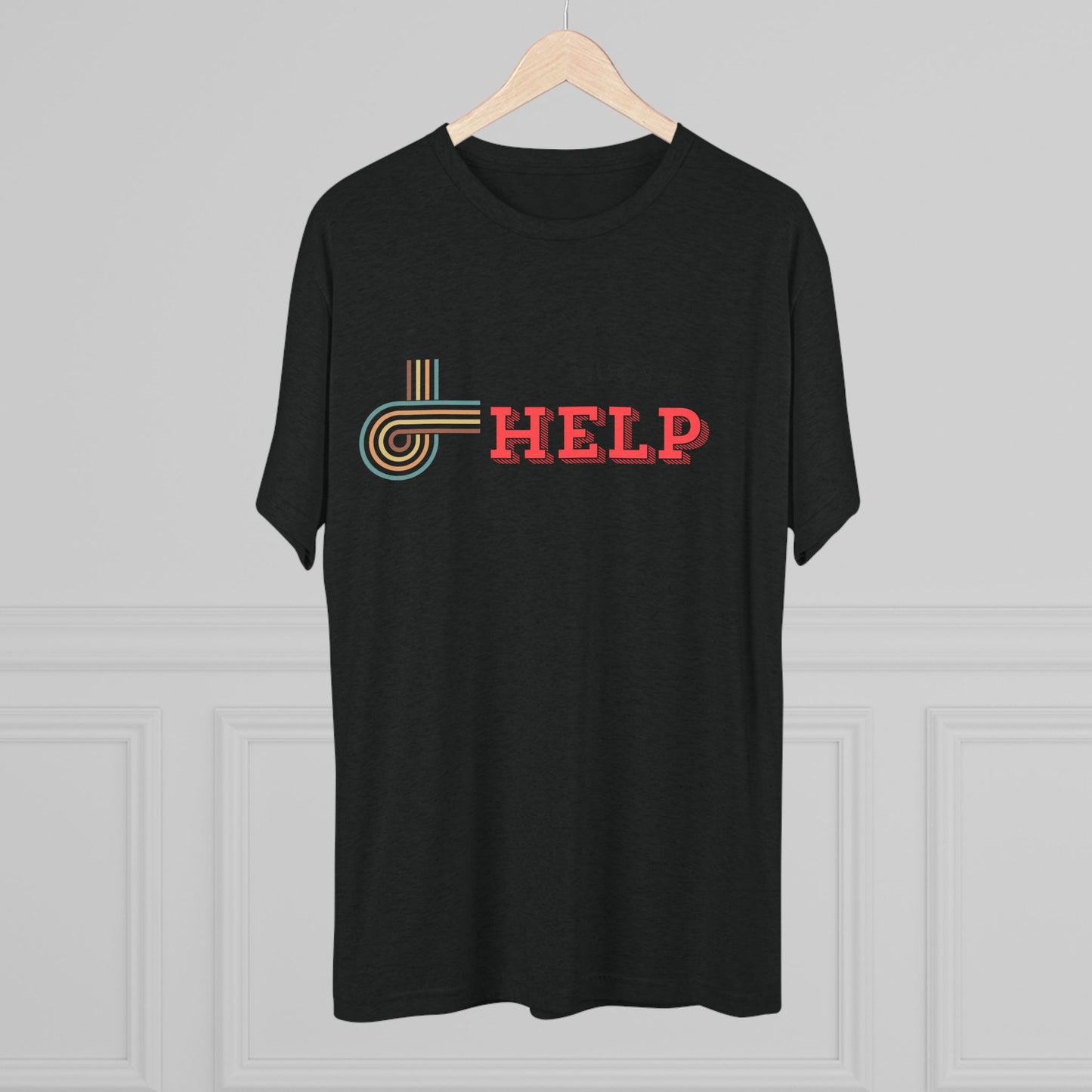 Hugs Help Unisex Tri-Blend Crew Tee