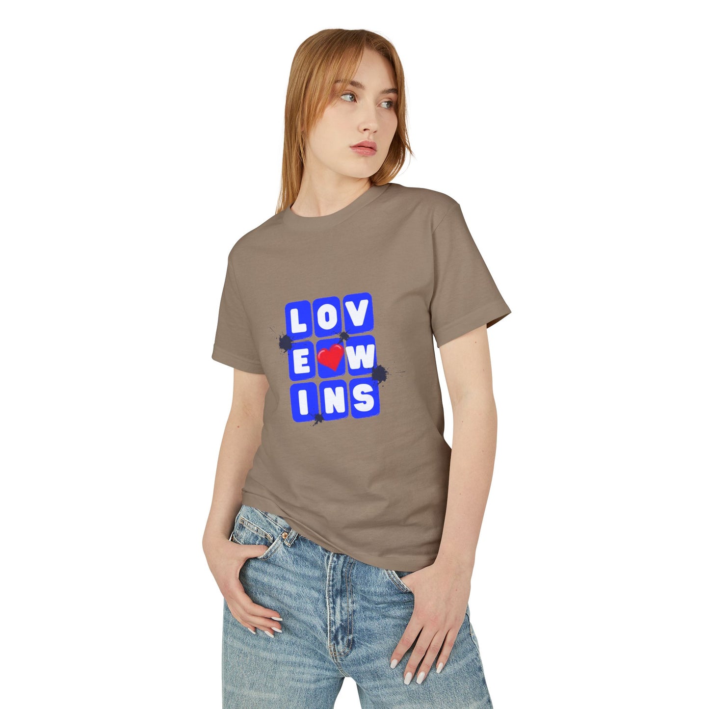 Love Wins Unisex Garment-Dyed Heavyweight Cotton Tee