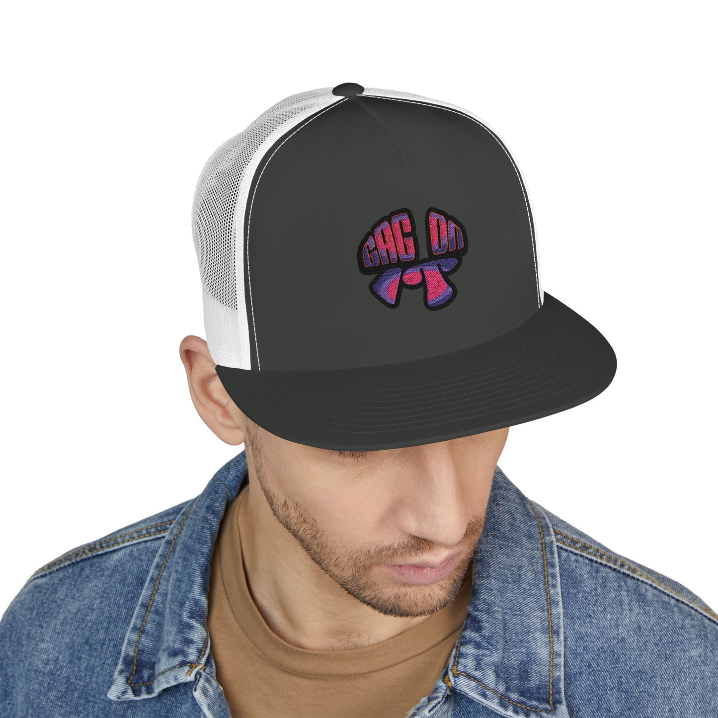 Gag On it 5 Panel Trucker Cap (Embroidery)