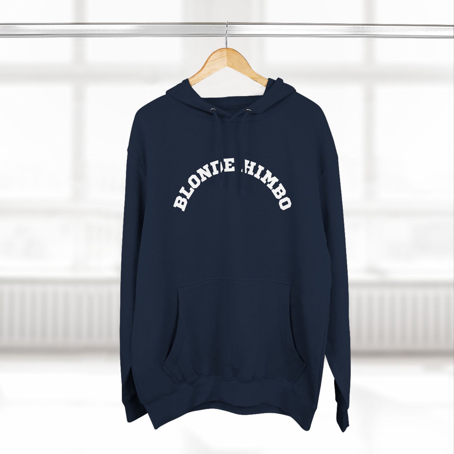 Blonde Himbo Three-Panel Fleece Hoodie