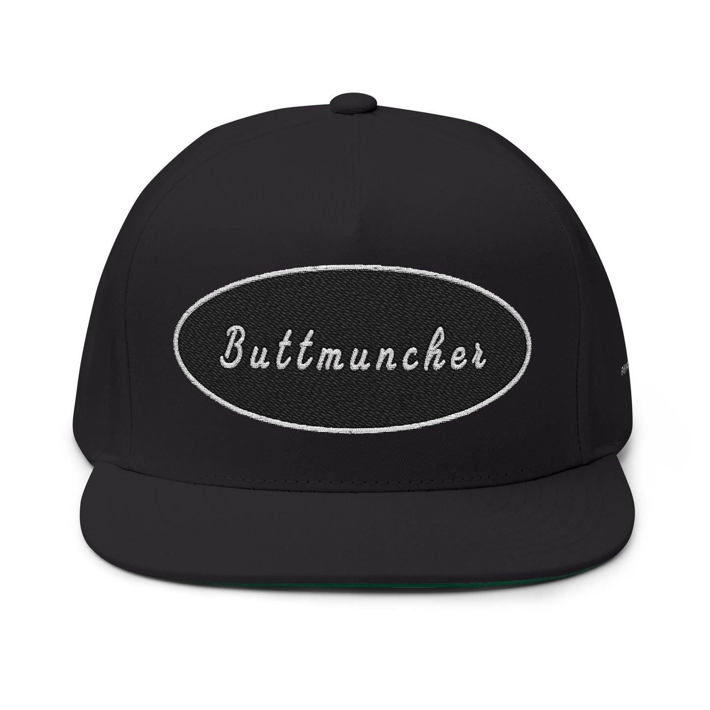 Buttmuncher  Flat Bill Cap (Embroidery)
