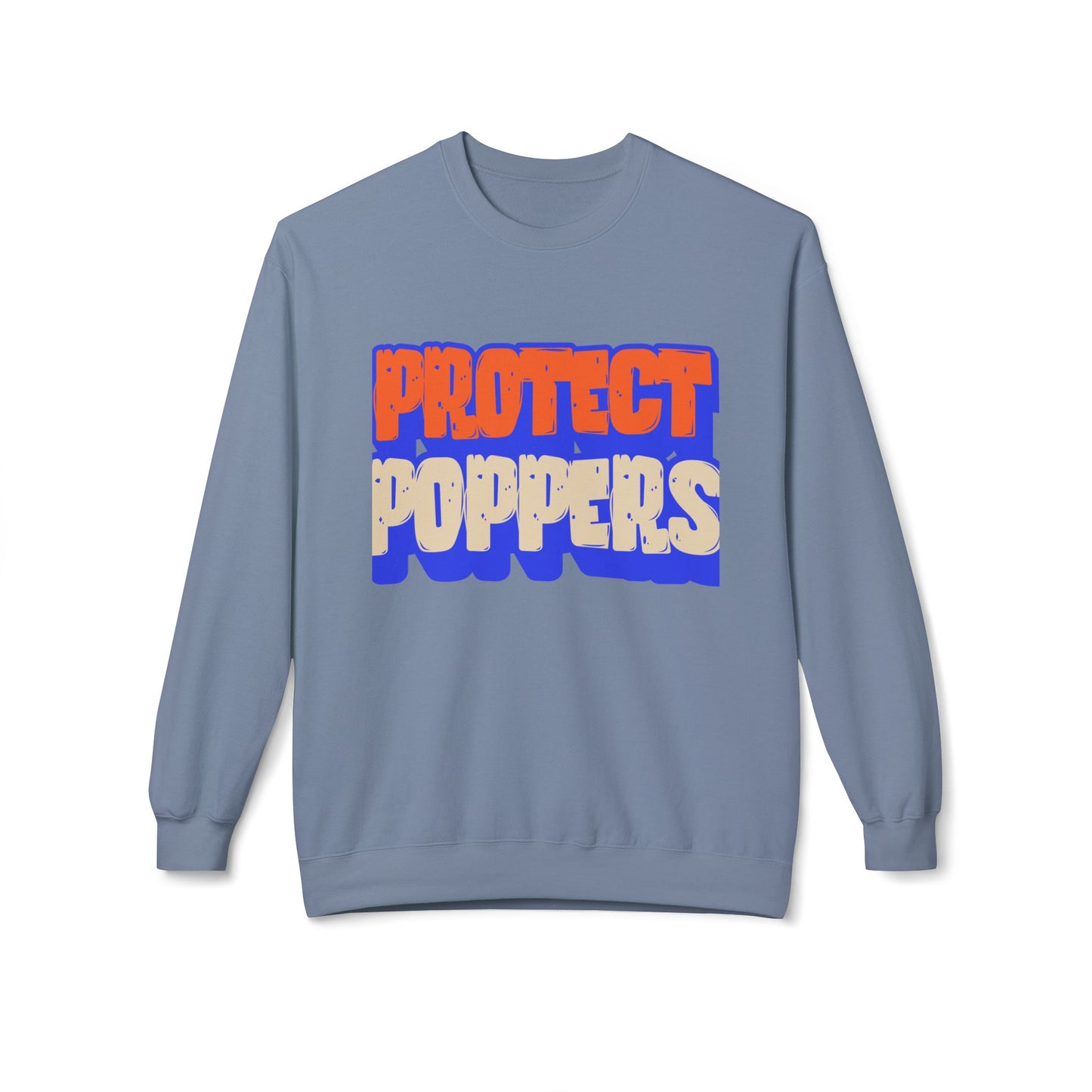 Protect Poppersnisex Midweight Softstyle Fleece Crewneck Sweatshirt