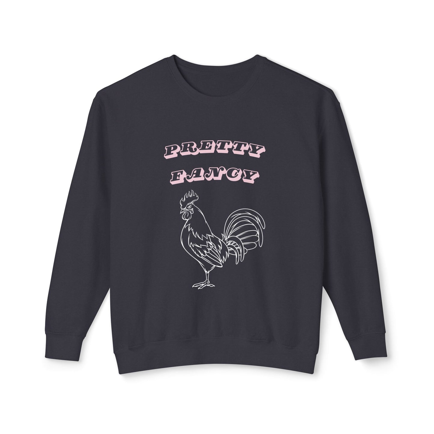 Pretty Fancy Cock Unisex Lightweight Crewneck Sweatshirt