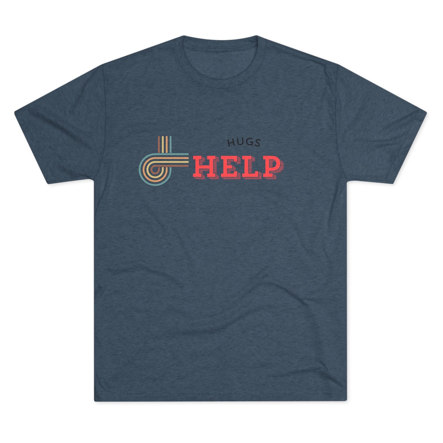 Hugs Help Unisex Tri-Blend Crew Tee