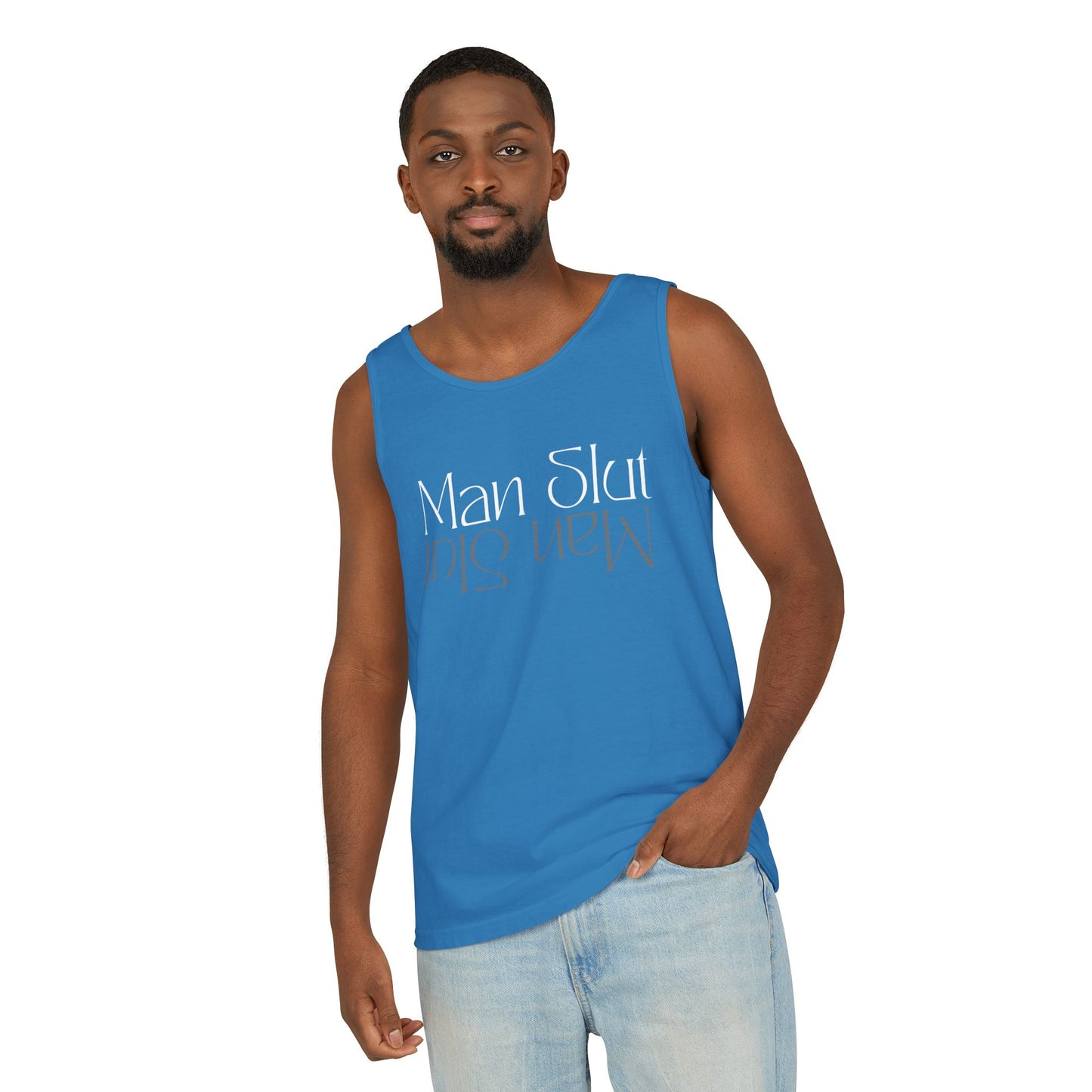 ManSlut 2 Unisex Garment-Dyed Tank Top