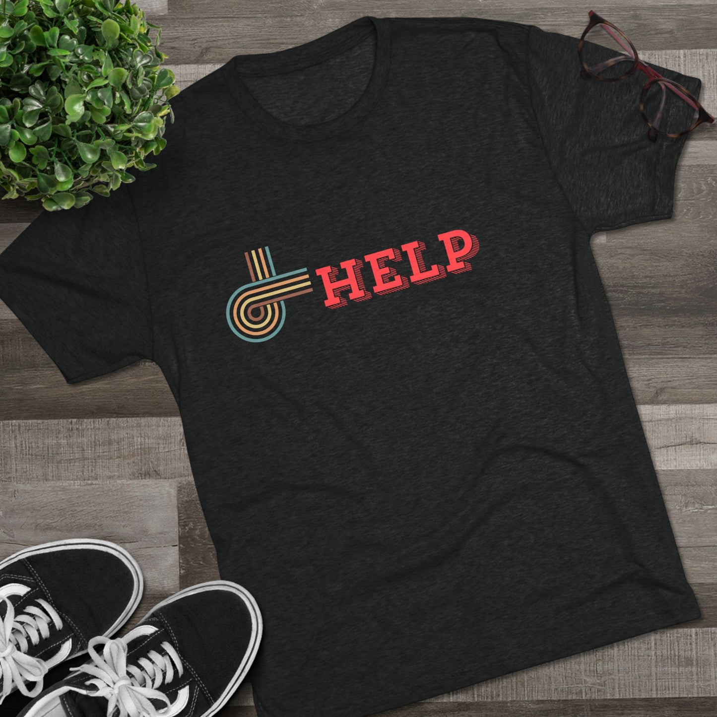 Hugs Help Unisex Tri-Blend Crew Tee
