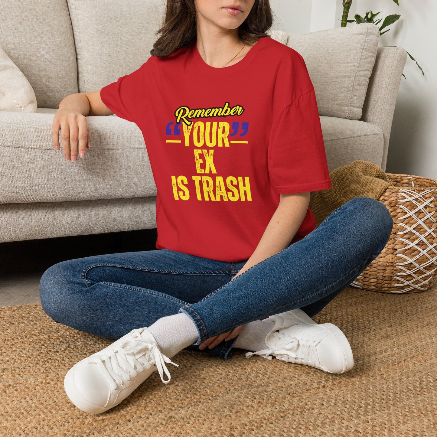 Your Ex is Trash -Unisex Softstyle T-Shirt