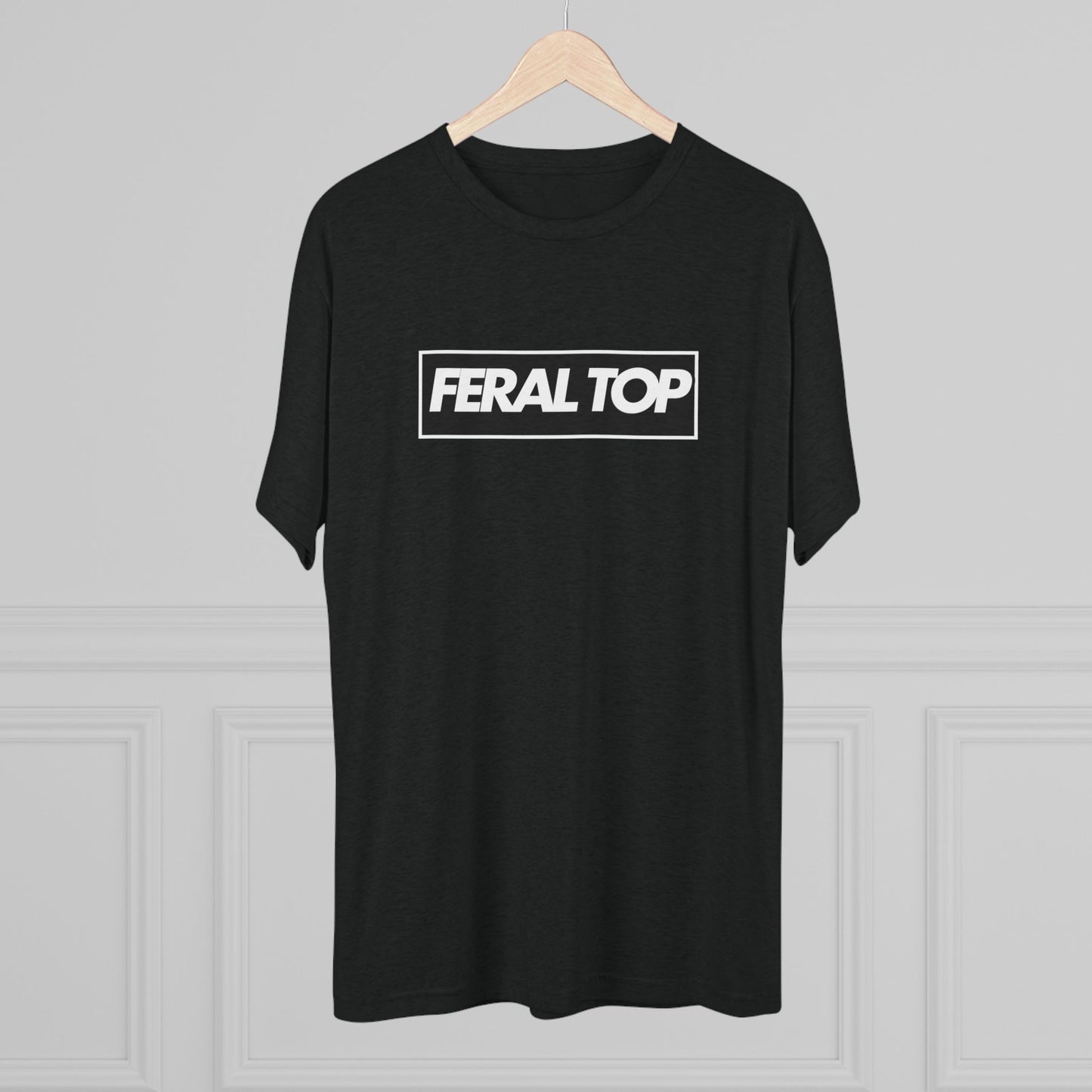 Feral Top Unisex Tri-Blend Crew Tee