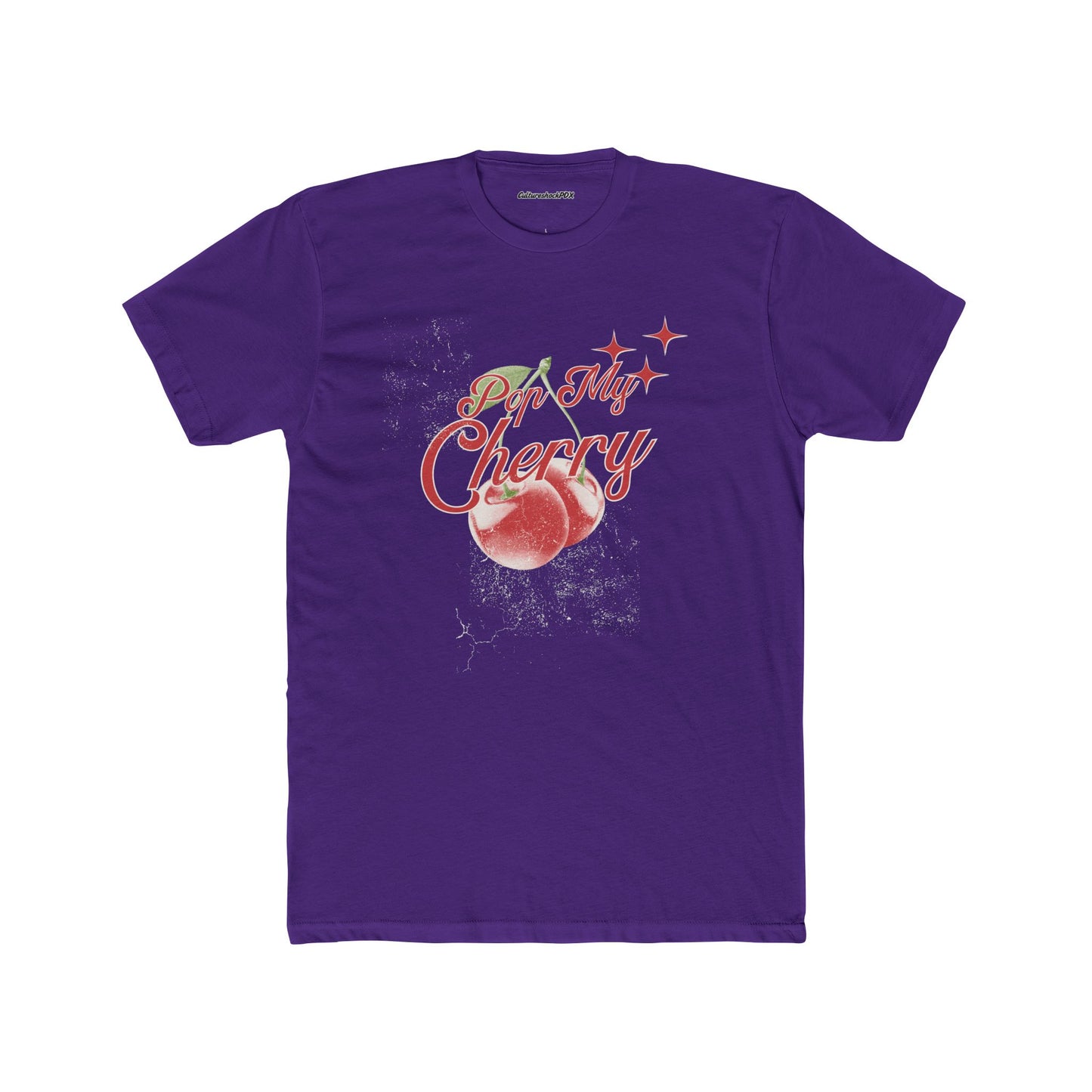 Pop My Cherry Unisex Cotton Crew Tee