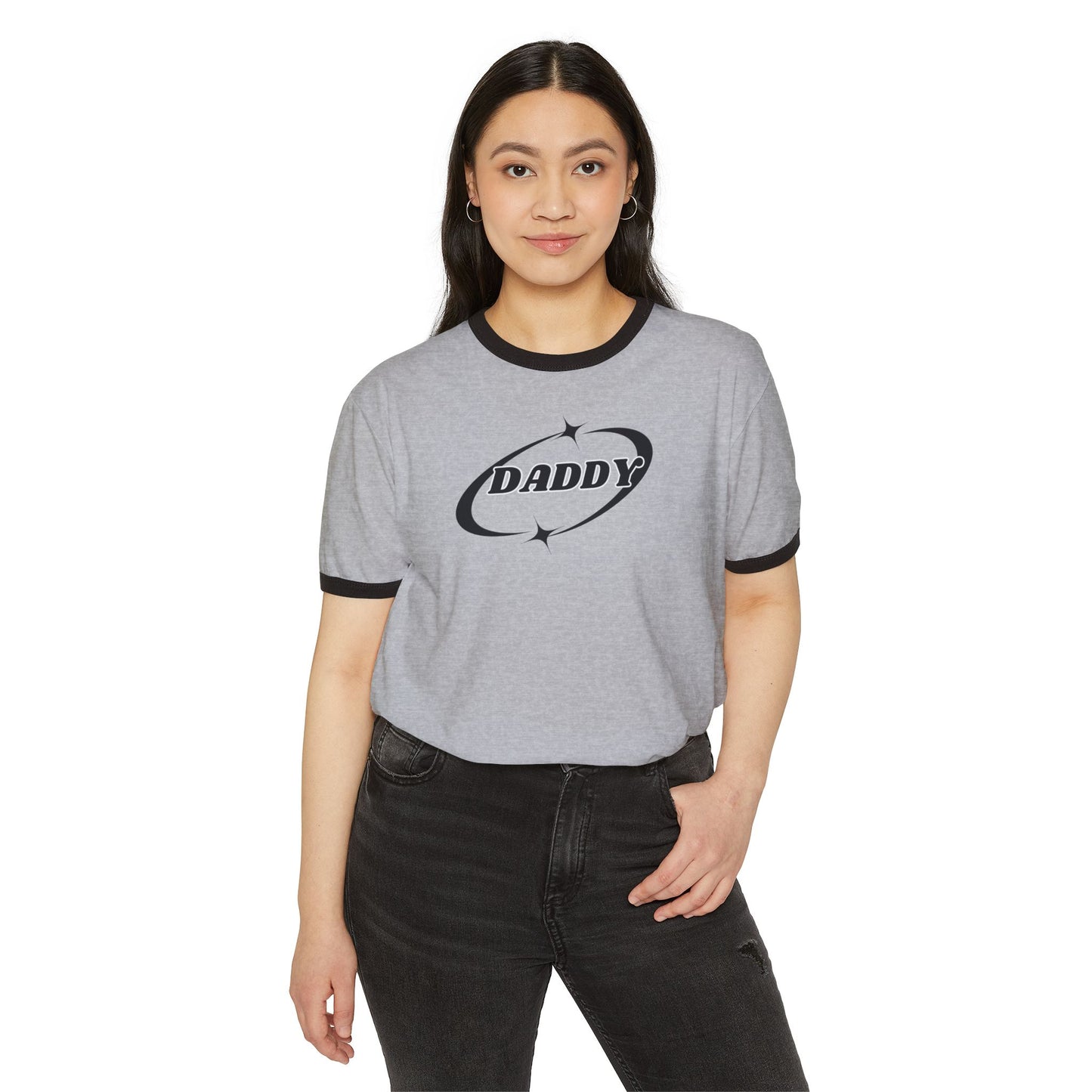 Daddy*Unisex Cotton Ringer T-Shirt
