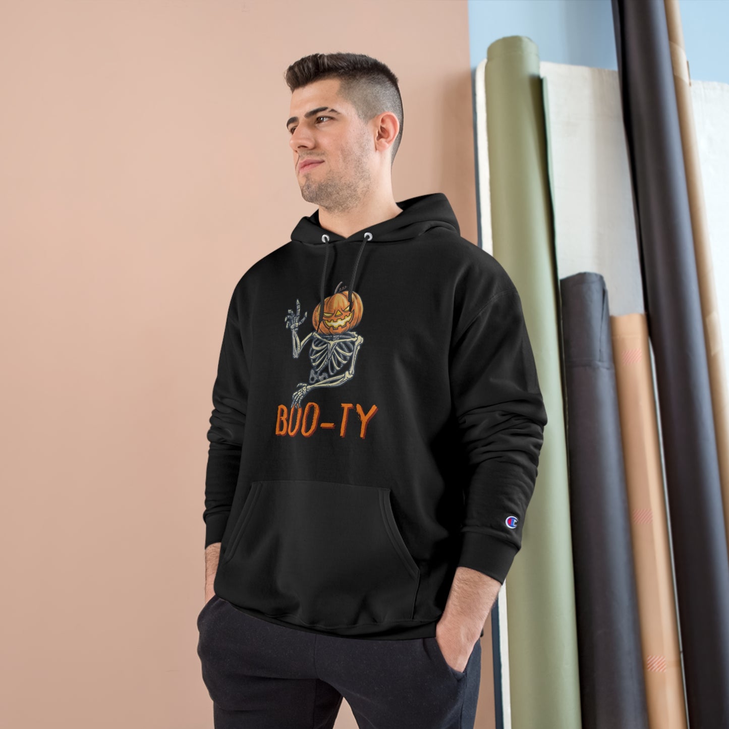 Boo- Tee Champion Hoodie