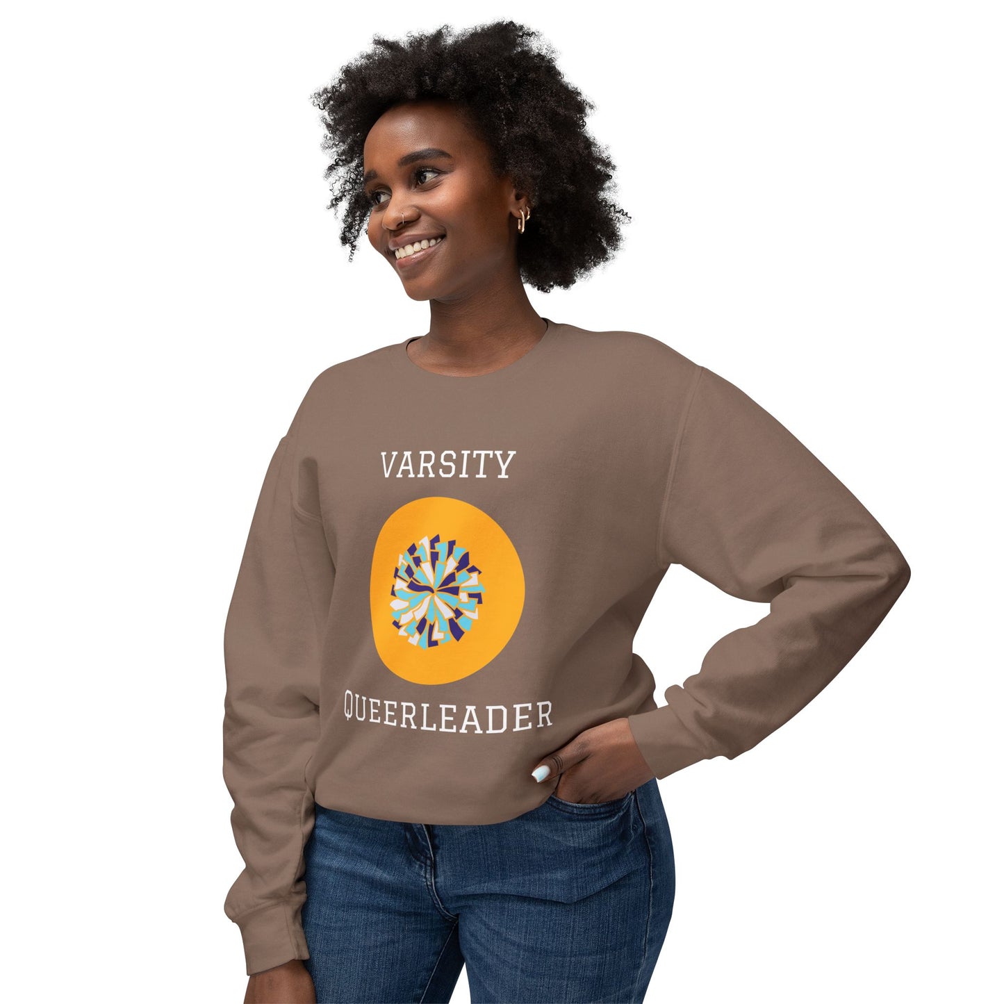 Varsity Queerleader Lightweight Crewneck Sweatshirt