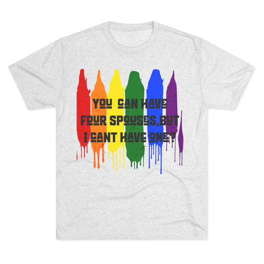 Marriage Equality #1  Unisex Tri-Blend Crew Tee