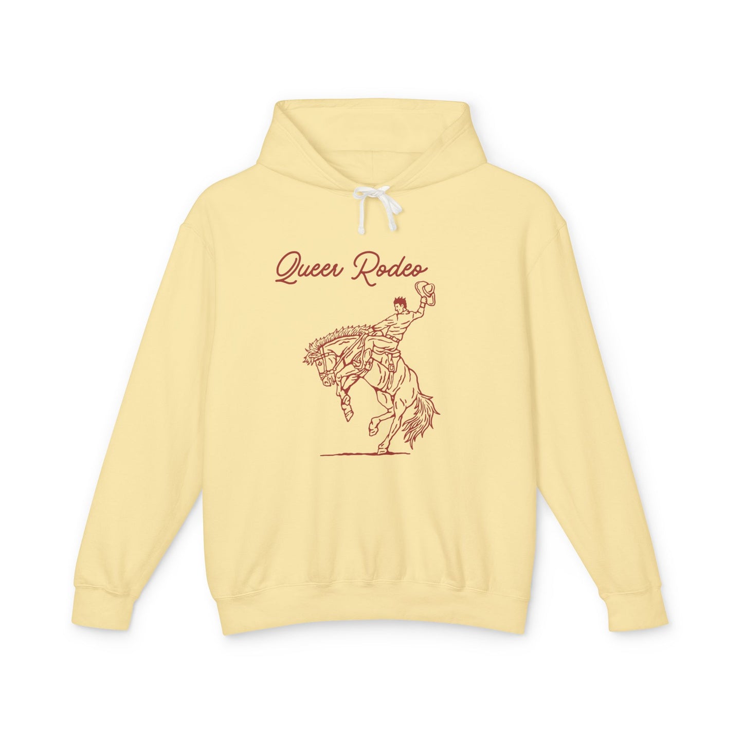 Queer Rodeo Unisex Lightweight Hooded Sweatshirt