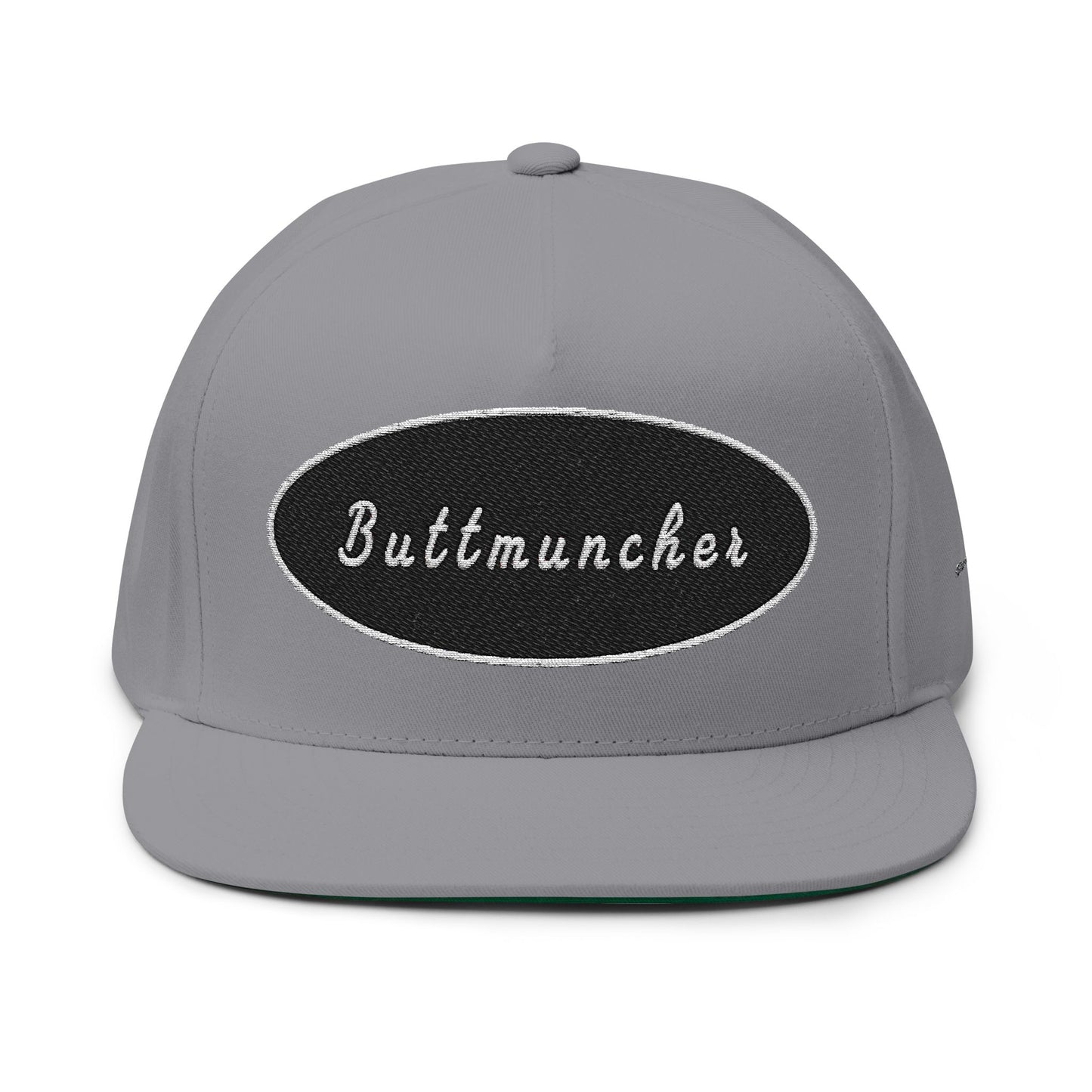 Buttmuncher  Flat Bill Cap (Embroidery)
