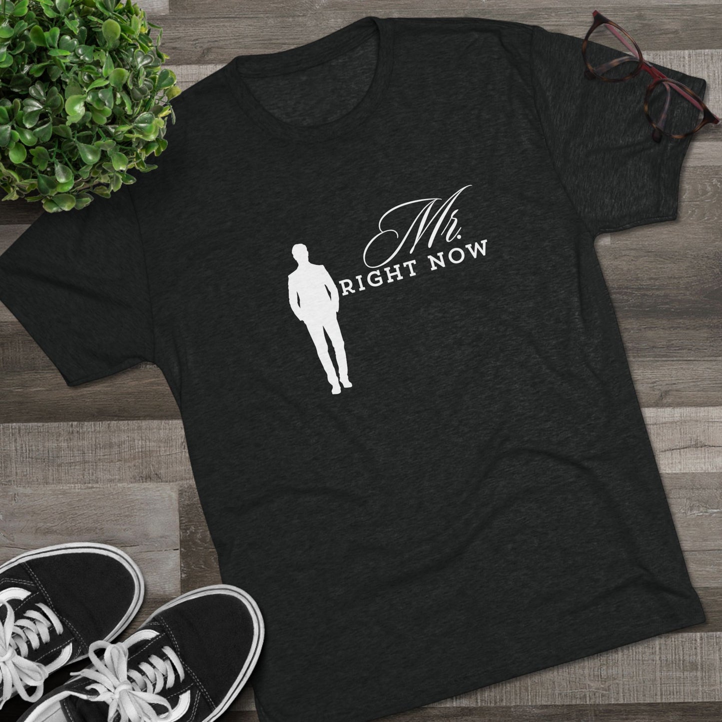 Mr.Rightnow Unisex Tri-Blend Crew Tee